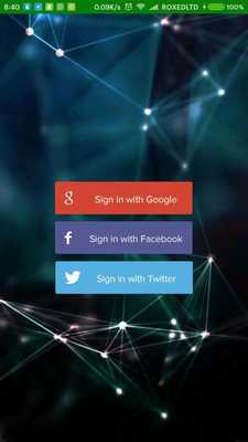Emulate Android APK Social Login - roxed demo Emulate Android APK Social Login - roxed demo