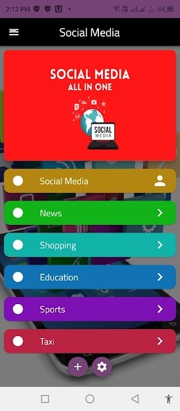 Run android online APK Social Media-All in One from MyAndroid or emulate Social Media-All in One using MyAndroid