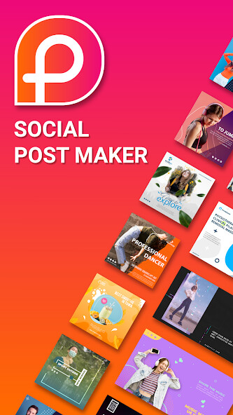 Run android online APK Social Media Poster Maker App from MyAndroid or emulate Social Media Poster Maker App using MyAndroid