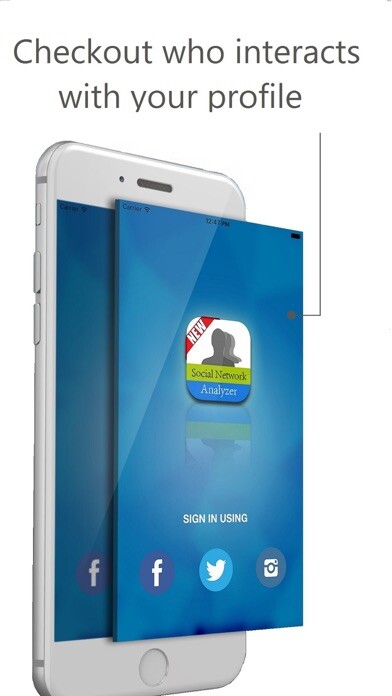 Emulate iPhone app Social Network Analyzer using MyAndroid