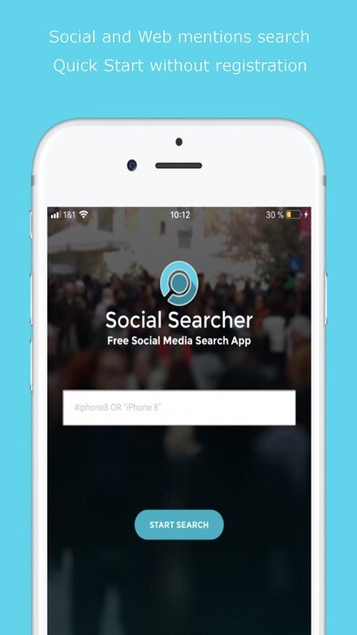 Emulate iPhone app Social Searcher using MyAndroid Emulate iPhone app Social Searcher using MyAndroid