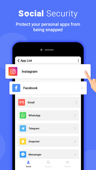 Emulate iPhone app Social Security Locker using MyAndroid