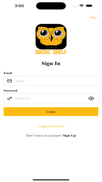 Emulate iPhone app SocialShelf using MyAndroid