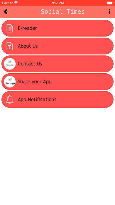 Emulate iPhone app Social Times using MyAndroid