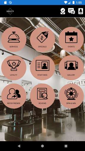 Run android online APK Society, A Salon from MyAndroid or emulate Society, A Salon using MyAndroid Run android online APK Society, A Salon from MyAndroid or emulate Society, A Salon using MyAndroid