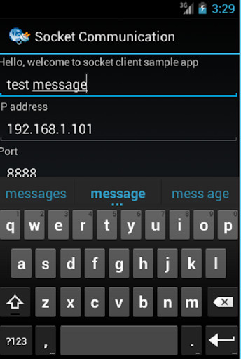 Run android online APK Socket Communication from MyAndroid or emulate Socket Communication using MyAndroid