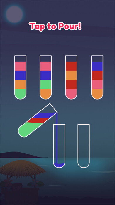Emulate iPhone app Soda Line: Pouring Game using MyAndroid