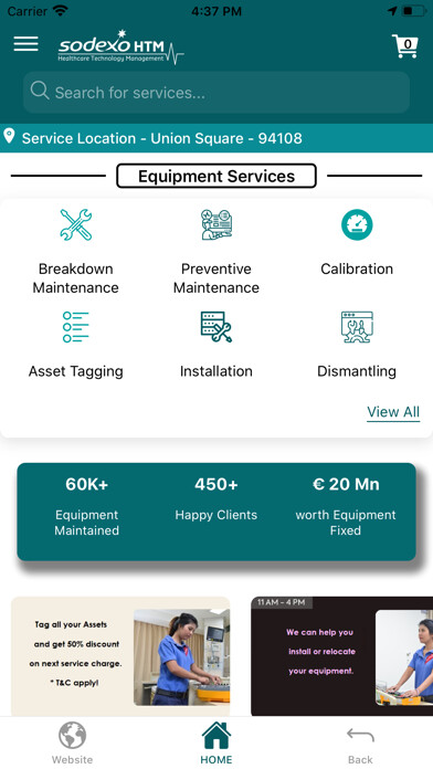 Emulate iPhone app Sodexo HTM using MyAndroid