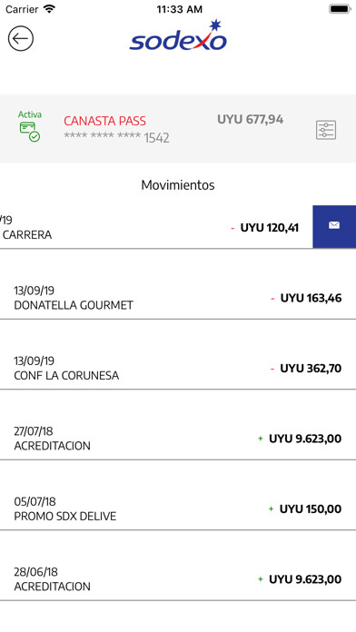 Emulate iPhone app Sodexo Uruguay using MyAndroid Emulate iPhone app Sodexo Uruguay using MyAndroid