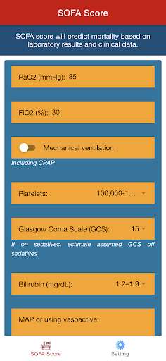 Run android online APK SOFA Score Calculator - Sepsis Assessment Tool from MyAndroid or emulate SOFA Score Calculator - Sepsis Assessment Tool using MyAndroid Run android online APK SOFA Score Calculator - Sepsis Assessment Tool from MyAndroid or emulate SOFA Score Calculator - Sepsis Assessment Tool using MyAndroid
