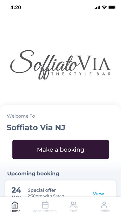 Emulate iPhone app Soffiato Via NJ using MyAndroid Emulate iPhone app Soffiato Via NJ using MyAndroid
