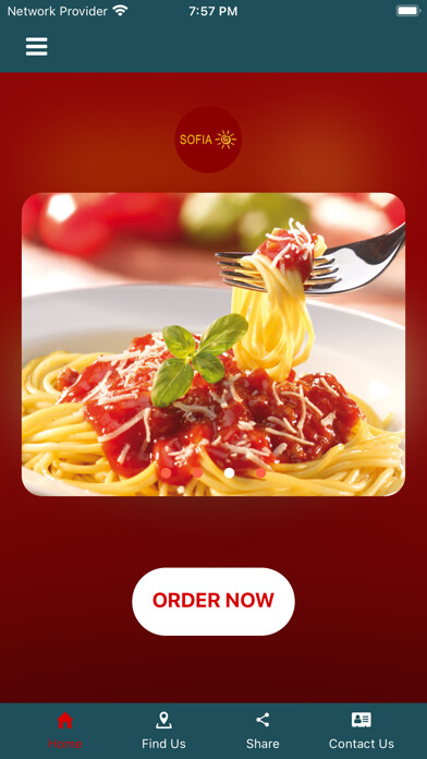 Emulate iPhone app Sofia Takeaway using MyAndroid