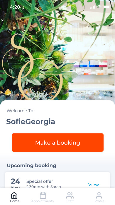 Emulate iPhone app SofieGeorgia using MyAndroid