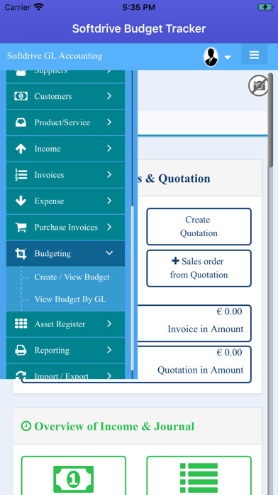 Emulate iPhone app Softdrive Budget Tracker using MyAndroid Emulate iPhone app Softdrive Budget Tracker using MyAndroid