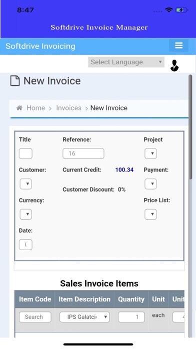 Emulate iPhone app Softdrive Invoice Manager using MyAndroid Emulate iPhone app Softdrive Invoice Manager using MyAndroid