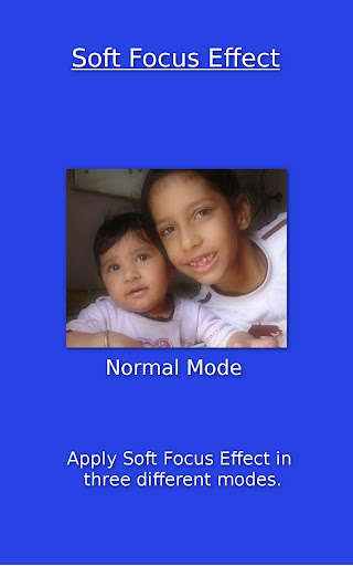 Emulate Android APK Soft Focus Effect Emulate Android APK Soft Focus Effect