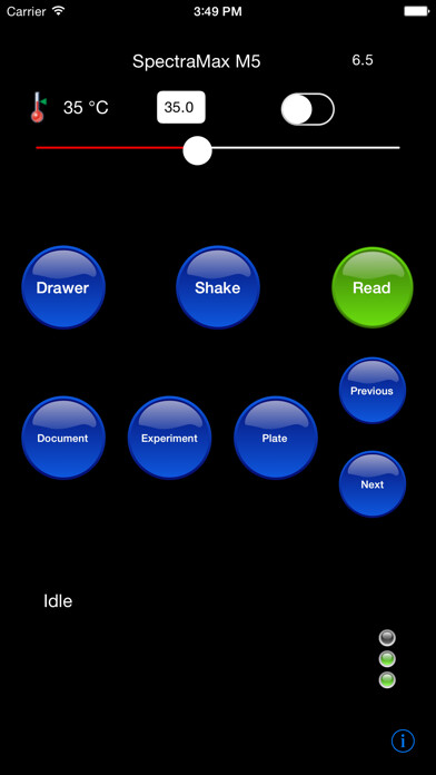 Emulate iPhone app SoftMax Pro Remote using MyAndroid