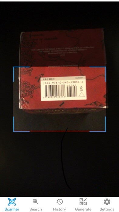Emulate iPhone app Soft Scan - QR/Barcode Scanner using MyAndroid