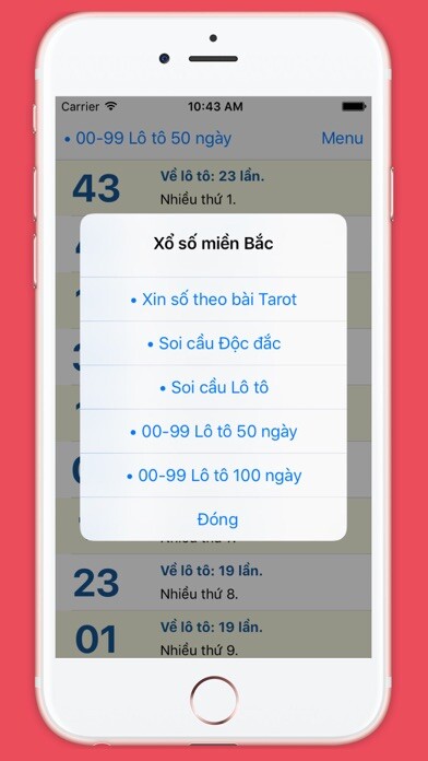 Emulate iPhone app Soi cầu miền bắc - Thống kê xổ số using MyAndroid Emulate iPhone app Soi cầu miền bắc - Thống kê xổ số using MyAndroid