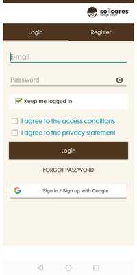 Emulate Android APK SoilCares Manager