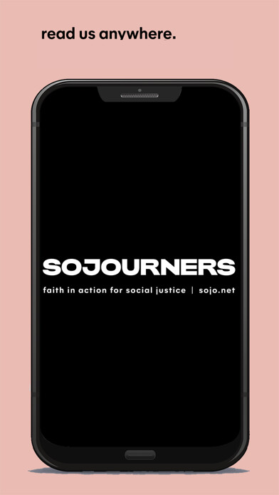 Emulate iPhone app Sojourners Magazine using MyAndroid