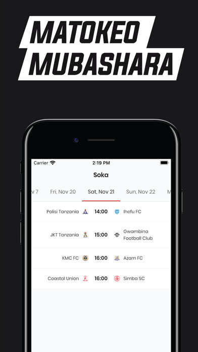 Emulate iPhone app Soka – Mwanaspoti : Live Score using MyAndroid Emulate iPhone app Soka – Mwanaspoti : Live Score using MyAndroid