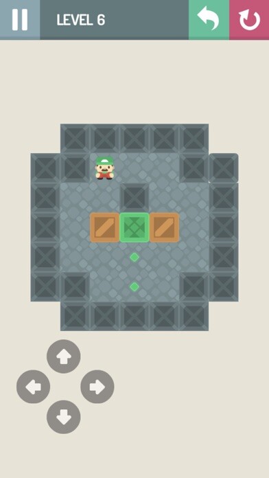 Emulate iPhone app Sokoban Box Push Puzzle using MyAndroid Emulate iPhone app Sokoban Box Push Puzzle using MyAndroid