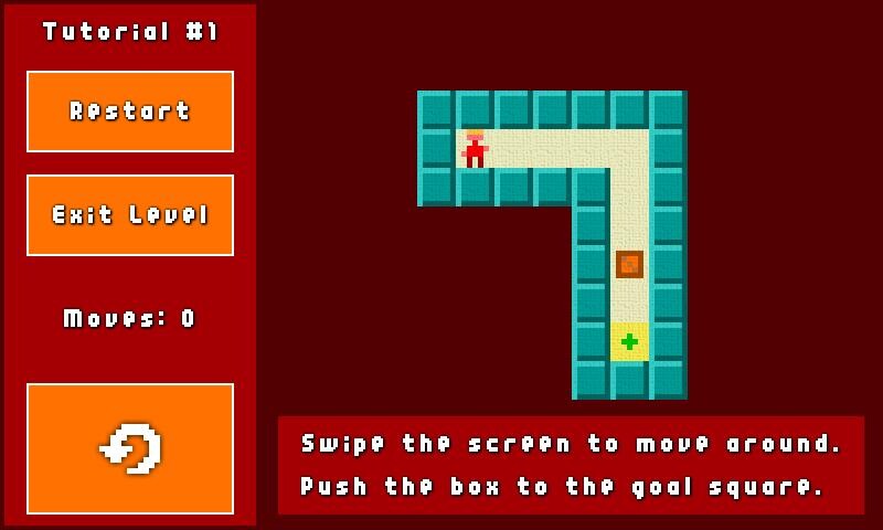 Emulate iPhone app Sokoban for Beginners using MyAndroid