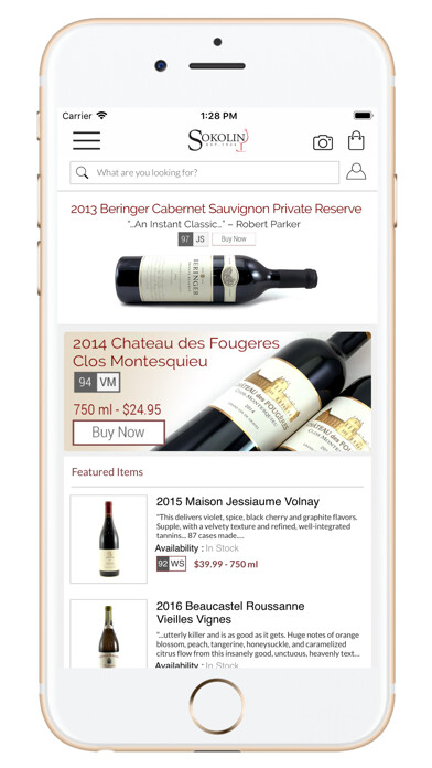 Emulate iPhone app Sokolin Fine and Rare Wine using MyAndroid Emulate iPhone app Sokolin Fine and Rare Wine using MyAndroid