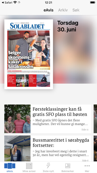 Emulate iPhone app Solabladet eAvis using MyAndroid Emulate iPhone app Solabladet eAvis using MyAndroid