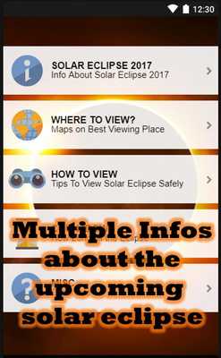 Emulate Android APK Solar Eclipse 2017