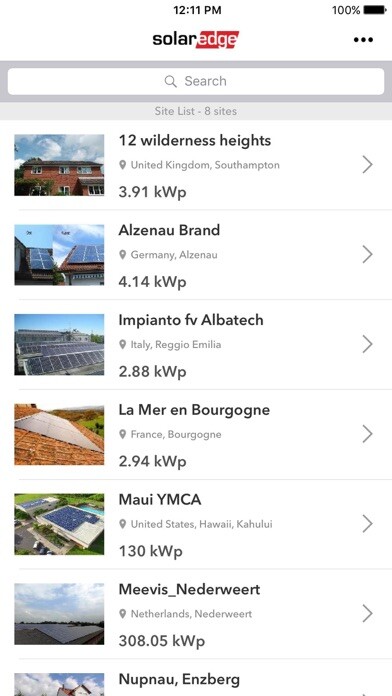 Emulate iPhone app SolarEdge Monitoring using MyAndroid