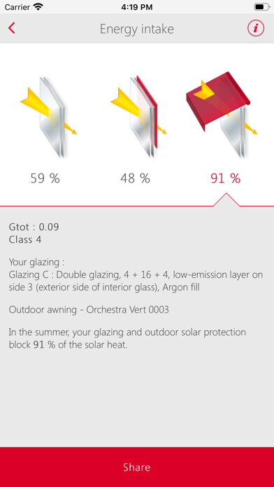 Emulate iPhone app Solar Estimate using MyAndroid