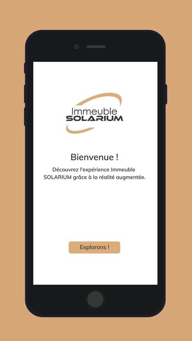 Emulate iPhone app Solarium Gradignan AR using MyAndroid