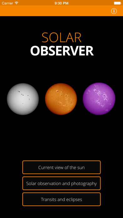 Emulate iPhone app Solar Observer using MyAndroid Emulate iPhone app Solar Observer using MyAndroid