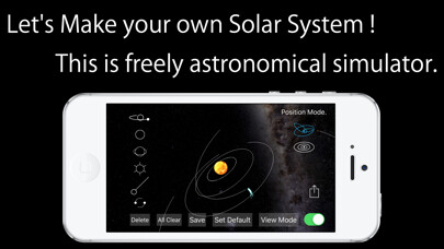 Emulate iPhone app Solar System Maker using MyAndroid