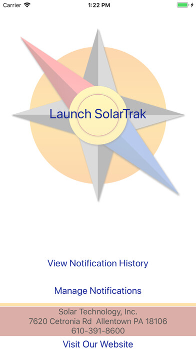 Emulate iPhone app SolarTrak Mobile using MyAndroid