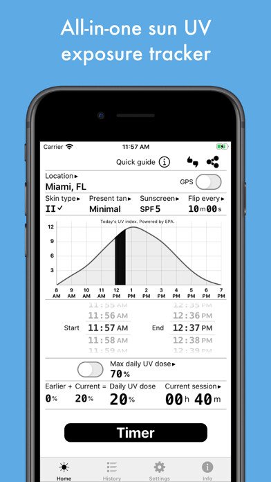 Emulate iPhone app Sola: Sun UV & Vitamin D Timer using MyAndroid Emulate iPhone app Sola: Sun UV & Vitamin D Timer using MyAndroid