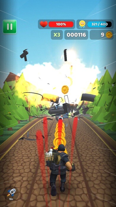 Emulate iPhone app Soldiers and Chickens using MyAndroid