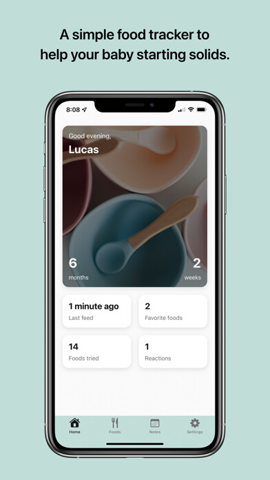 Emulate iPhone app Solid - Baby Food Tracker using MyAndroid Emulate iPhone app Solid - Baby Food Tracker using MyAndroid
