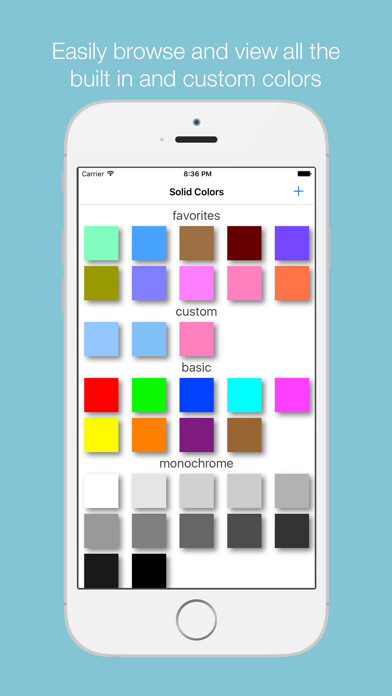 Emulate iPhone app Solid Color using MyAndroid