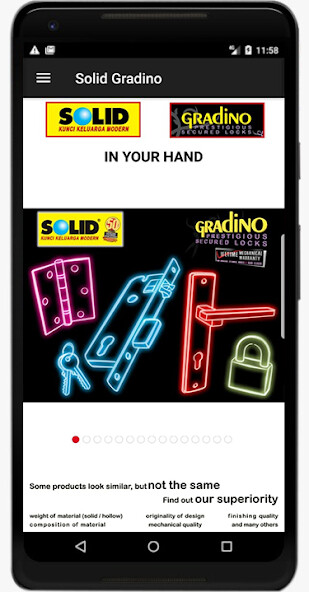 Run android online APK Solid Gradino from MyAndroid or emulate Solid Gradino using MyAndroid