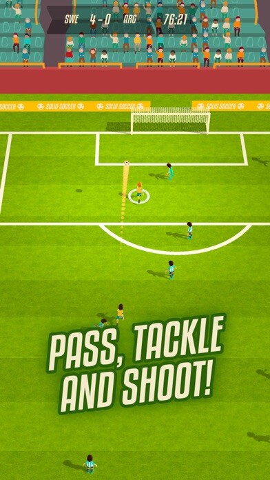 Emulate iPhone app Solid Soccer Cup using MyAndroid