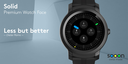 Run android online APK Solid Watch Face from MyAndroid or emulate Solid Watch Face using MyAndroid