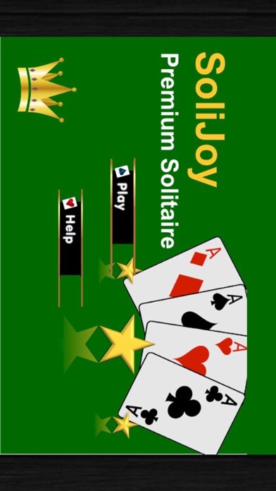 Emulate iPhone app SoliJoy solitaire card game using MyAndroid