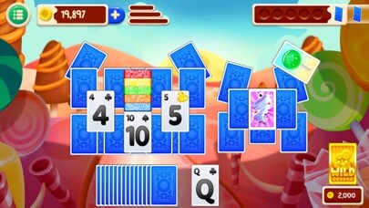 Emulate iPhone app Solitaire Candy Tripeaks using MyAndroid