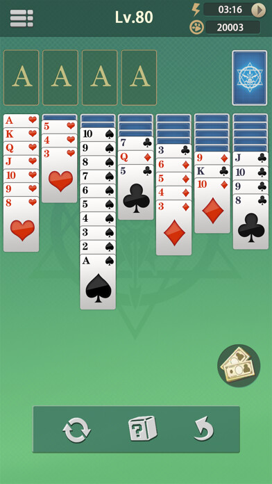 Emulate iPhone app Solitaire Classic 2021 using MyAndroid