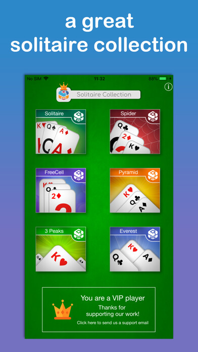 Emulate iPhone app Solitaire - Classic Collection using MyAndroid