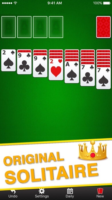 Emulate iPhone app Solitaire Classic Patience using MyAndroid