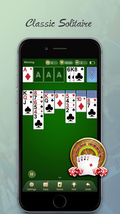 Emulate iPhone app Solitaire - Free Classic Card Games App using MyAndroid